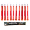 Cyalume ChemLight Military Grade Chemical Light Sticks, Red 6" Long,