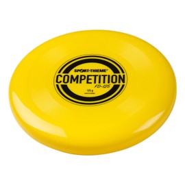 Sport-Thieme Competition Throwing Disc, Excellent Flight Properties, In Blue, Yellow, Green and Red, Plastic, Various Designs for Leisure and Competition