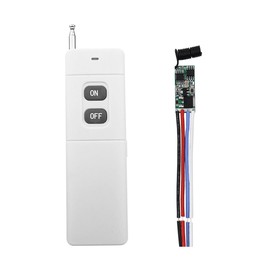 ZONADAH 12V 2A Wireless Remote Control Switch Mini Small Relay Circuit Module Momentary Controller 433Mhz 1000m Long Range High Power