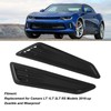 2 Pcs Hood Vent Cover Black Air Intake Dashboard Decorative