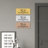 Restrooms Right Arrow Directional Sign - Durable Brushed Aluminum, Laser