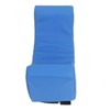 Head Positioner Pillow Blue PU Leather Breathable Comfortable Neck Support