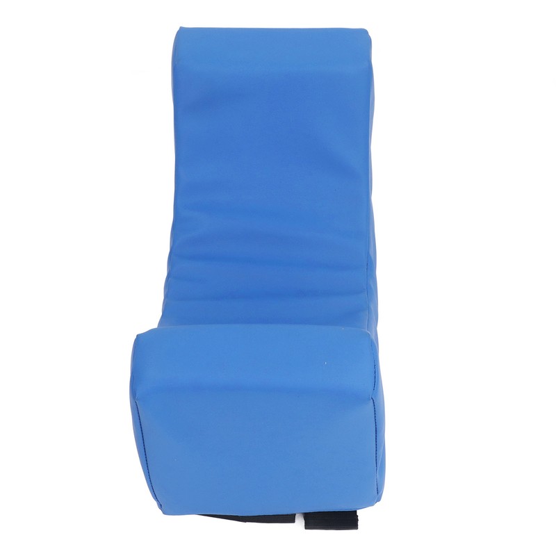 Head Positioner Pillow Blue PU Leather Breathable Comfortable Neck Support