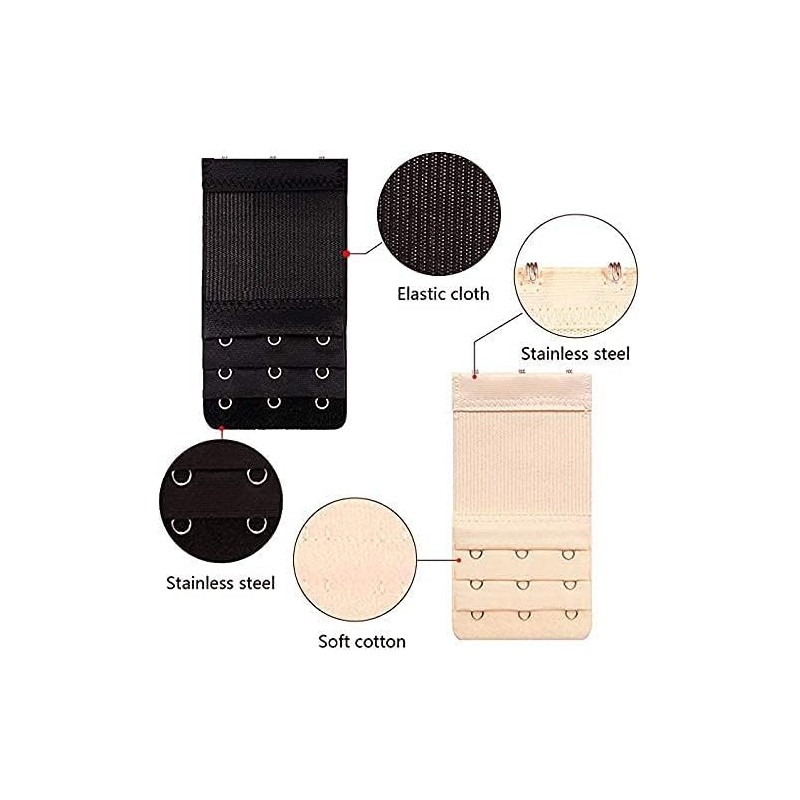 Guokoo Bra Extenders, Bra Strap Extender Set Bra Extenders 3