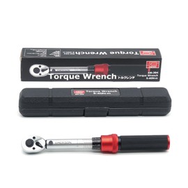 Emerson EM-394 Torque Wrench for Easy Torque Adjustment, Locking Ring Type, Insertion Angle, 0.25 inches (6.35 mm) (1/4 inch), 5-40 N.m, High Accuracy, ±3%, 72 Gears, Inspection Certificate, Bicycle