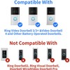 Solar Panel Charger for Ri ng doorbell Camera, Compatible with