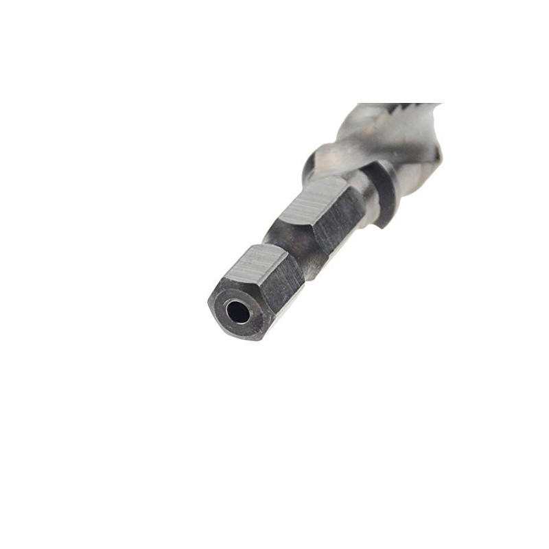 6pcs/set Tap Hex Shank Compound Taps Spiral Drill and Tapping