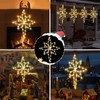 2 Pack 16 Large Christmas Window Light Decorations, LED Bethlehem