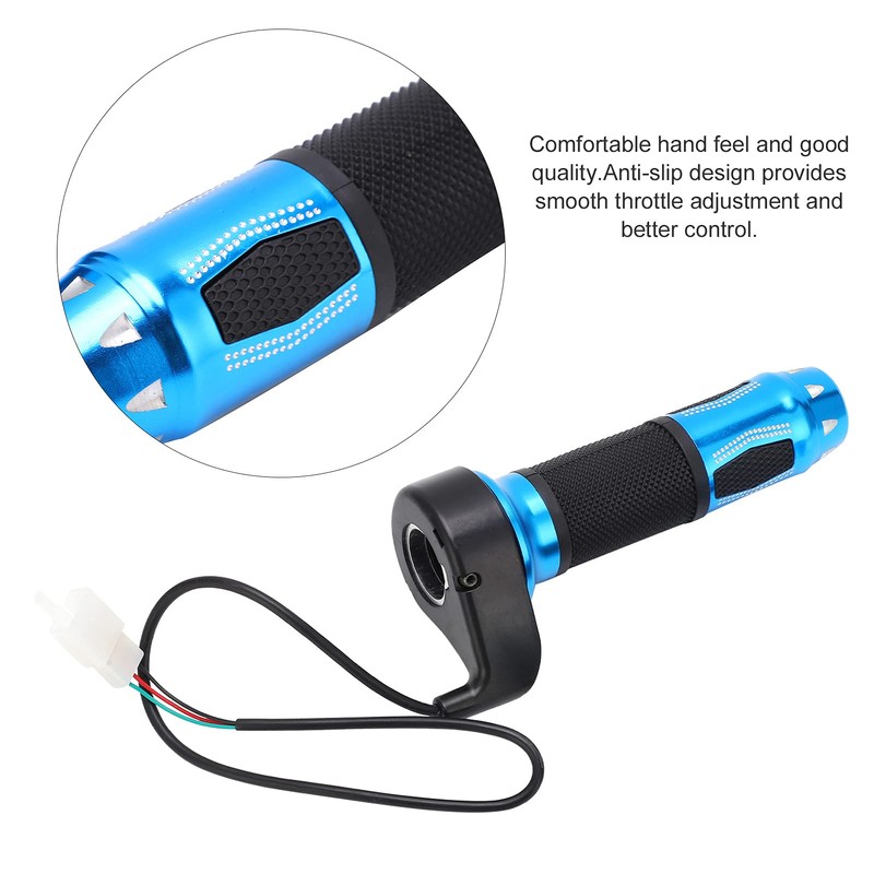 Electric Bike Throttle Grip Twist, 1 Pair Universal Throttle Handle