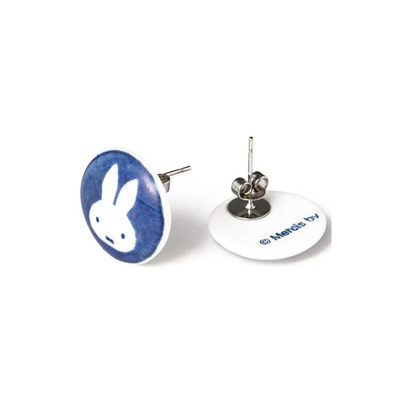 Kaneshotouki 216140 Dick Bruna Miffy Miffy Mino Ware Earrings, Diameter