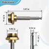 Ebrmeiwo 1198 Push Button Diverter, Shower Valve Repair Tool, 3IN