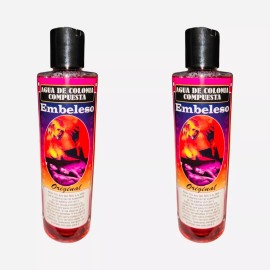 2PACK- EMBELESO Agua de Colonia Compuesta Espiritual Limpias Amor Amarre 8 oz