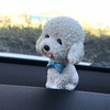 IBWell Mini Bobbing-Head Dog for Car Dash Board Decor,Dashboard Doggy