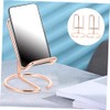 2 Piezas Soporte para Celular de Mesa Metal Resistente Compacto