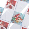 Traditional Christmas Cards Two Assorted Designs Santa Sack & Santa