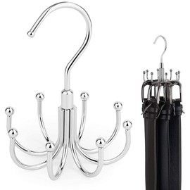 Rotatable Bra Organizer Storage Hanger, Metal Space Saving Clothes Rack Organizer, Multifunctional Organizer Storage Hanger for Closet, Bedroom, Bathroom, Kitchen Organizing,  Household Items:_Black_1 Count