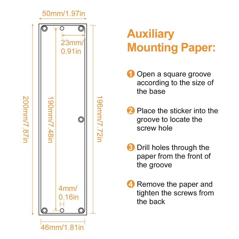 MOROBOR Zinc Alloy Flush Pull Handles, 2pcs Embedded Sliding Door