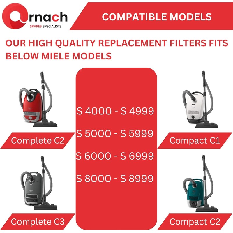 Compatible with Miele active air clean 50 filter | C3