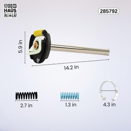 Haüs Parts 285792 W10820043 Washer Basket Drive Kit – Heavy-Duty Replacement for Whirlpool, Kenmore, and Maytag Washers – Replaces 285209, AP5985817, PS11723156, & W10820043 4-Pack