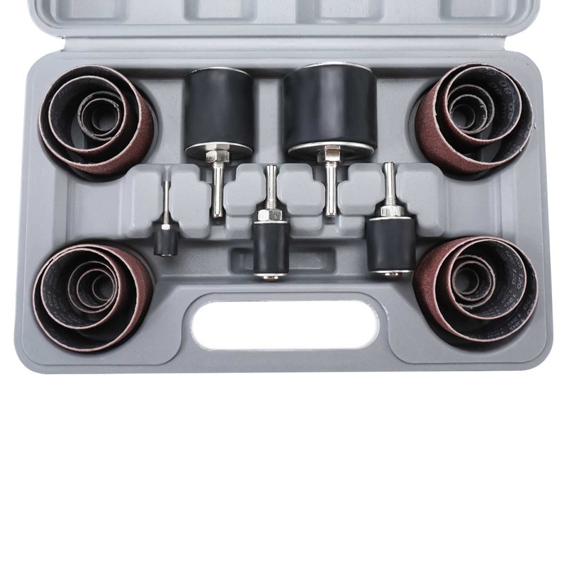 BOOMSTART 25pcs Sanding Drum for Drill, Drum Sander Kit with