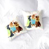 Kwlegh Spring Dog Pillow Covers 18x18 Set of 2 Cute