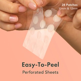 Rael Rael Pimple Patches, Miracle Invisible Spot Cover - Hydrocolloid Acne Patch, Treatment for Breakouts, Absorbs Zits & Blemish, Korean Skin Care, 2 Sizes (24 Count)