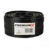 Premium X 10 m Satellite Coaxial Cable 90 dB Twin