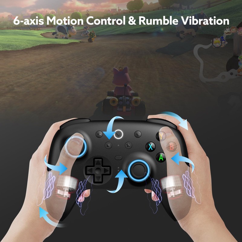 8Bitdo Ultimate 2 Wireless 2.4G Controller (TMR Joystick Update), Star-Ring