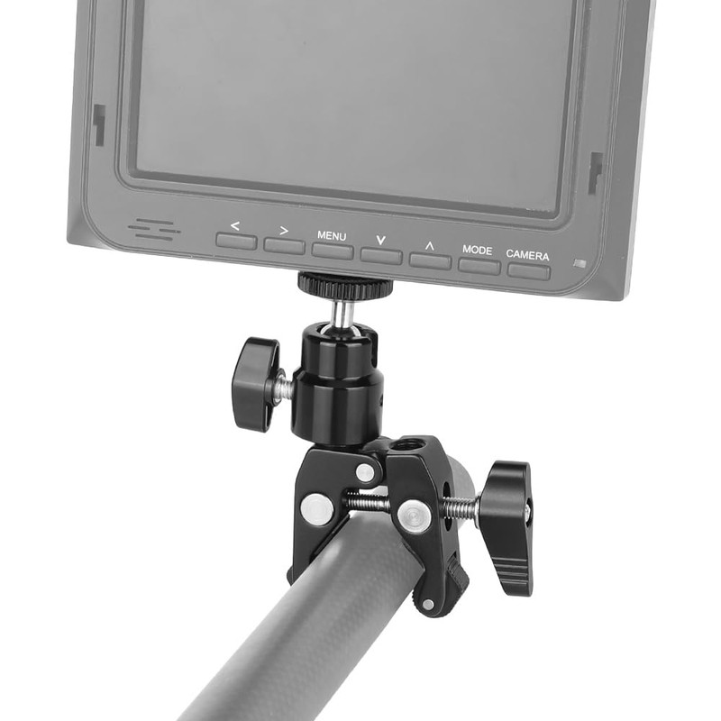 SZRIG Super Clamp with 1/4"-20 Mini Ball Hand for Camera