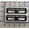EGL Graphics Please Fasten Seat Belt Car Window Sticker Decal