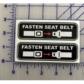 EGL Graphics Please Fasten Seat Belt  Car Window  Sticker Decal Bumper Sticker lift Belts