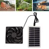 Efficient Solar Power Panel Exhaust Fan, Energy Saving and Odor