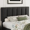 VECELO Queen Bed Frame with Upholstered Headboard, Heavy-Duty Platform Bedframe