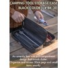 CAMPINGMOON Storage Box for Camping Outdoor Hammer Lantern Black BK-30