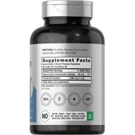 Horbäach Chondroitin Sulfate 1200mg | 120 Capsules | Non-GMO & Gluten Free | by Horbaach
