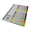 A4 10 Part Polypropylene Dividers with Index Cover