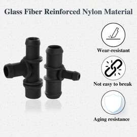 2Pcs HVAC Heater Hose Tee Connector Fit for Ford Transit Connect 2.0L 2010-2013 Replace# 9T1Z18472C KH623 9T1Z-18472-C