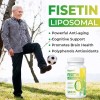 Fisetina 1200mg Inmunidad Salud Apoyo Cognitivo 60cap Sabor Sin Sabor