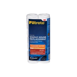 Filtrete 3WH-STDSW-F02 Water Cartridge, Replacement Filter, White, 2 Count