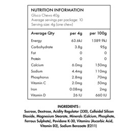 Fast Acting Glucose Tablets, Glucochews Raspberry, 60 Count (10 tablets per Tube, 6 Pocket-Sized Tubes), Boosts Energy, Supports Blood Sugar, Gluten-Free, Caffeine-Free, Colouring-Free