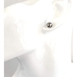 3mm, 4mm, 5mm, 6mm,7mm n 8mm Pure Titanium Ball Post Stud Earrings for Sensitive Ears - Multiple Colors