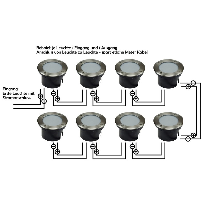 Floor Light Round BEL Uni R "GU10 IP65