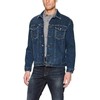 Cowboy Cut Western Unlined Denim Jacket, Dark Blue, Small