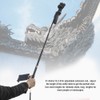 Handheld Selfie Stick Aluminium Alloy Adjustable Extension Rod with 1/4''