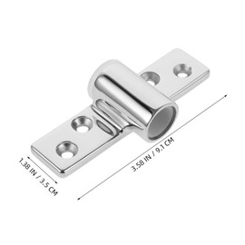 WOONEKY Stainless Steel Oar Lock Socket Heavy Duty Oar Holder for Kayaks Boats Canoes Secure Mounting System to Prevent Slippage Versatile Oarlock Base for Various Boat Models