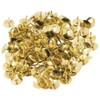 JKG® 300 x METAL DRAWING PUSH PINS - GOLD NOTICE