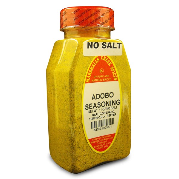 New Jar Size ADOBO NO SALT FRESHLY PACKED IN LARGE JARS, spices, herbs, seasonings