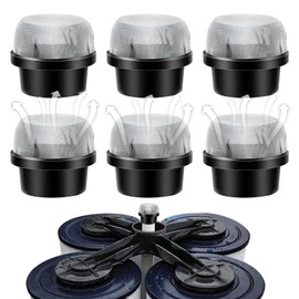 Pilleay 6 Pcs 190106Z Air Bleeder Screen Cap, Stainless Steel Pool Filter Screen Cap Replacement Parts Air Valve Strainer Cap Pool Filter Mesh Cap for Most Pools Filters