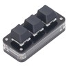 3 Key Mini Keypad Industrial USB Customized Blue Switch Programmable