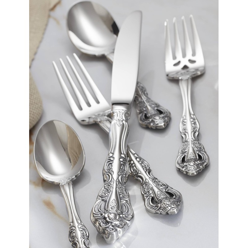 Oneida Silverware Set, Michelangelo Fine Flatware Tall Drink Spoon, Service